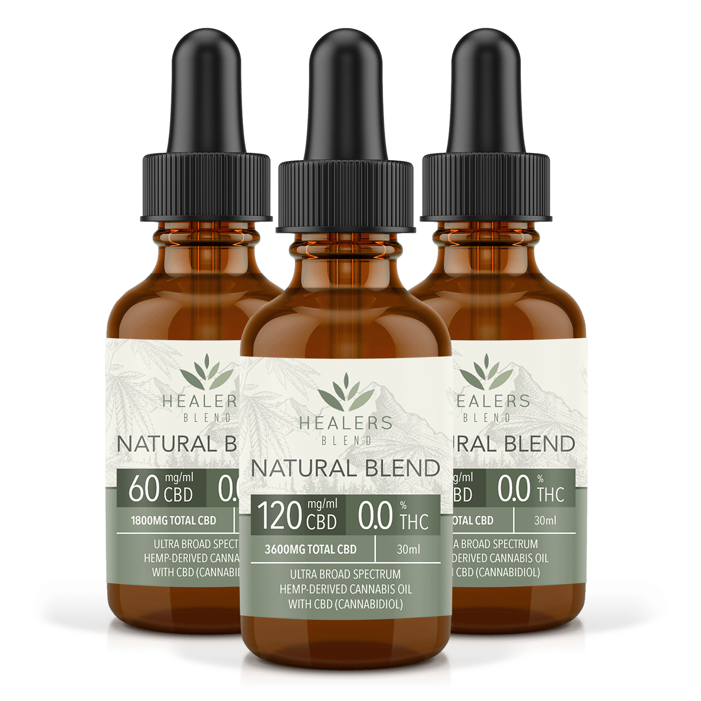 Ultra Broad Spectrum Natural Blend CBD Oil